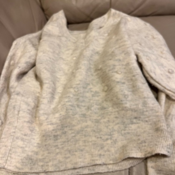 WILLIAM RAST Women's V- Neck Dotted Light beige Sweater - Picture 5 of 6